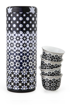 Kaokab Tin Box With Cups, Set of Four